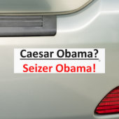 Sollte es Caesar Obama oder Seizer Obama sein? Autoaufkleber (Auf Auto)