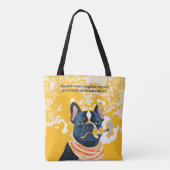 Sollte ich mich übertreiben erklären tasche (Rückseite)