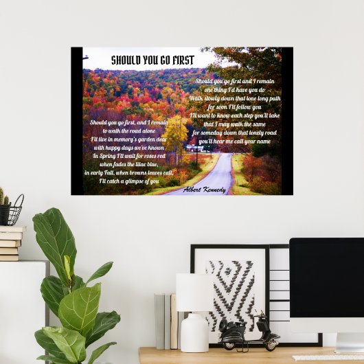 SOLLTEN SIE DAS ERSTE Poster GEHEN? (Heimbüro)