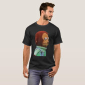 Solo Awkward Look Affe Puppet Meme T-Shirt (Vorne ganz)