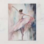 Solo Ballet Dancer Postkarte (Vorderseite)