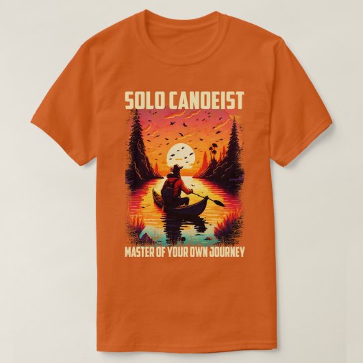 Solo Canoeing T-Shirt (Design vorne)