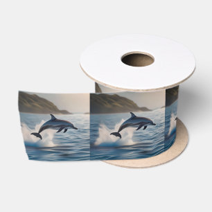 Solo-Delfin-Wellentänzer, Satinband