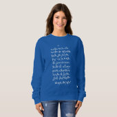 Solo Dios basta (Lass nichts stört dich) Sweatshirt (Vorne ganz)