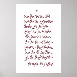 Solo Dios basta (Let nothing disturb thee) Poster