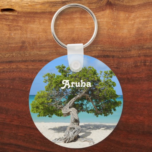 Solo Divi Tree in Aruba Schlüsselanhänger (Vorderseite)