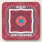 Solo Enthusiasmus Getränkeuntersetzer (Vorderseite)