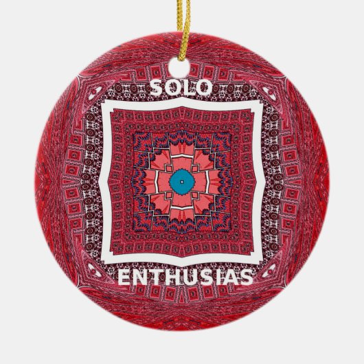 Solo Enthusiasmus Keramikornament (Vorne)