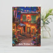 Solo Faltas Tu Feiertagskarte (Stehend Vorderseite)