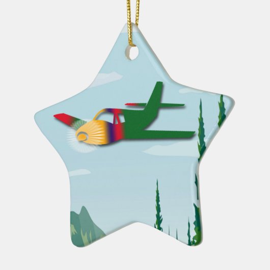 Solo- Flug Keramikornament (Links)