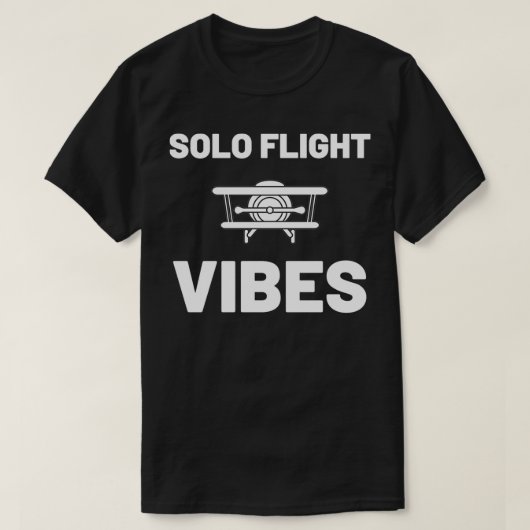 SOLO-FLUGVIBEN IN SHIRT FLUGPLANE FLYPILOT (Design vorne)