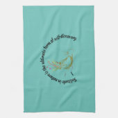 Solo in der Natur die ultimative Form der Selbstfi Geschirrtuch (Vertikal)