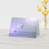 Solo Kiteboard Greeting Card Karte (Gelbe Blume)
