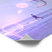 Solo Kiteboarder Poster (Ecke)
