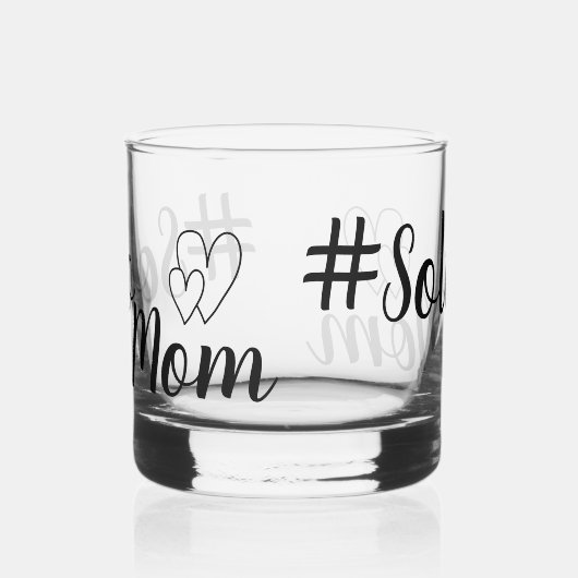 # Solo Mama Single Parent Trinkbehälter Set Whiskyglas (Rechts)
