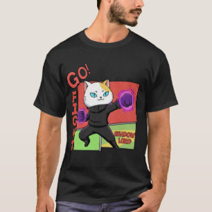 Solo Meow-ling Level Up Retro Plakat T-Shirt