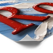 Solo mit Schneekoppel: Löwens Winter-Riff Poster (Ecke)