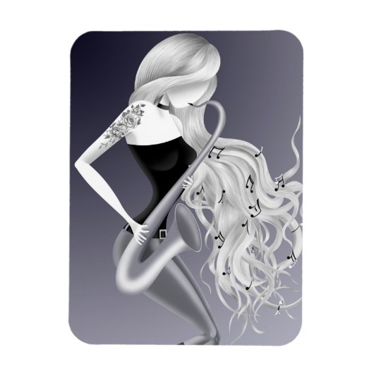 Solo Monochrome Flexible Magnet (Vertikal)