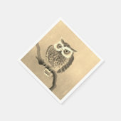 Solo Owl Shades Gold Paper Napkins Serviette (Ecke)
