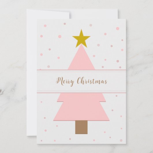 Solo Pink Weihnachtsbaum Toppt mit einem Golden St (Vorderseite)