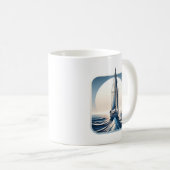 Solo segelt auf der Welt Kaffeetasse (VorderseiteRechts)