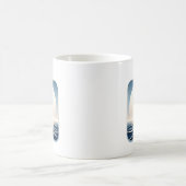 Solo segelt auf der Welt Kaffeetasse (Mittel)