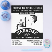 Solo Singer, Karaoke Eventwerbung Flyer (Einzeln)