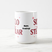 Solo & Stellar modernes Valentinstag-Zitat-Design Kaffeetasse (Mittel)