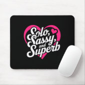 Solo Sy und herrlich glücklich Valentine Apparel Mousepad (Mit Mouse)