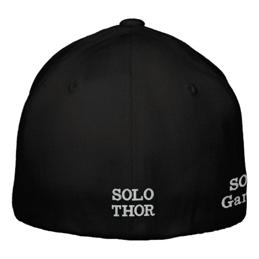 SOLO- THOR Flex-Sitz Bestickte Baseballkappe (Rückseite)