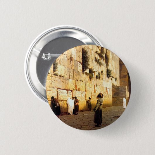Solomans Wand Jerusalem, Jean-Leon Gerome Button (Vorne & Hinten)