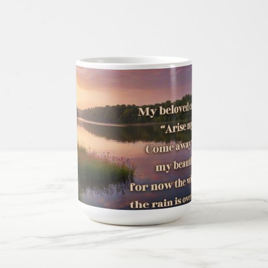 Solomon 2:10-11 Tasse "Come Away with me" (Mittel)