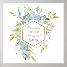 Solomon 3:4 Ich habe den einen gefunden Poster