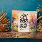 Solomon 3:4 Ich habe die Eine Bibel gefunden Fotoplatte (Seite)