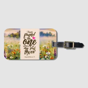 Solomon 3:4 Ich habe die Eine Bibel gefunden Gepäckanhänger