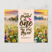 Solomon 3:4 Ich habe die Eine Bibel gefunden Postkarte (Vorderseite)