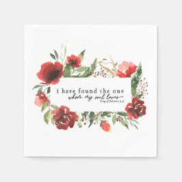 Solomon 3:4 Ich habe die Eine Hochzeit gefunden Serviette