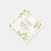 Solomon 6:3 Wildblume Hochzeit der Bibel Serviette (Ecke)