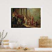 Solomon and the Queen of Sheba, or Esther before A Poster (Küche)