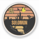 Solomon, Arizona Aufkleber (Vorderseite)