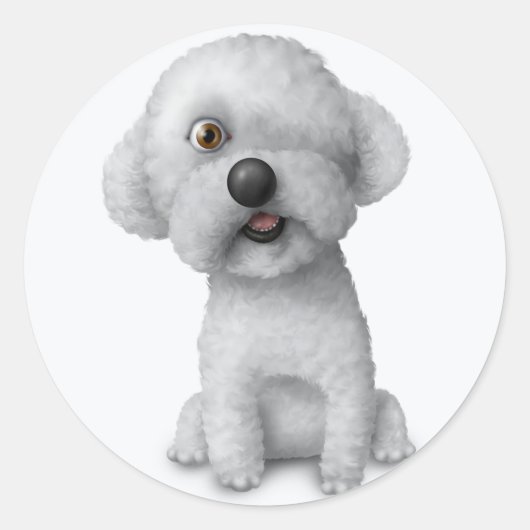 Solomon - Cartoon 2 Runder Aufkleber (Vorderseite)