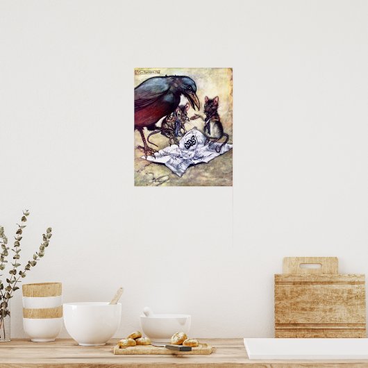 Solomon Caw und Assistenten Poster (Küche)