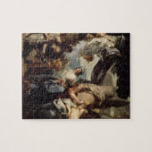 Solomon, der ein Opfer zu den Idolen bringt Puzzle (Horizontal)