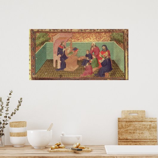 Solomon diktiert die Sprichwörter Poster (Küche)