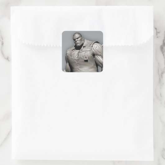 Solomon Grundy Alternate Quadratischer Aufkleber (Tasche)