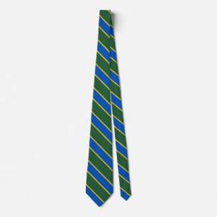 Solomon Islands Flag Elegant Patriotic Neck Tie Krawatte