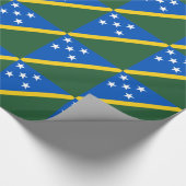 Solomon Islands Flag Geschenkpapier (Ecke)