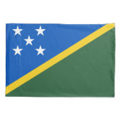 Solomon Islands Flag Kissenbezug (Rückseite)