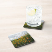 Solomon-Lied 2:10-12, Bibelverse, Blume Untersetzer (Rechte Seite)