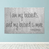 Solomon-Lied Leinwanddruck (Insitu (Holzboden))